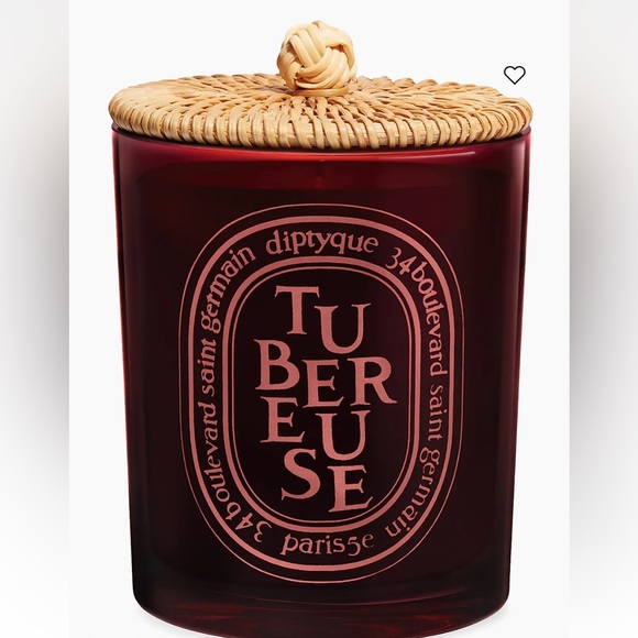 Limited Edition Diptyque Tubereuse candle with Rattan Lid 300g - Picture 1 of 3